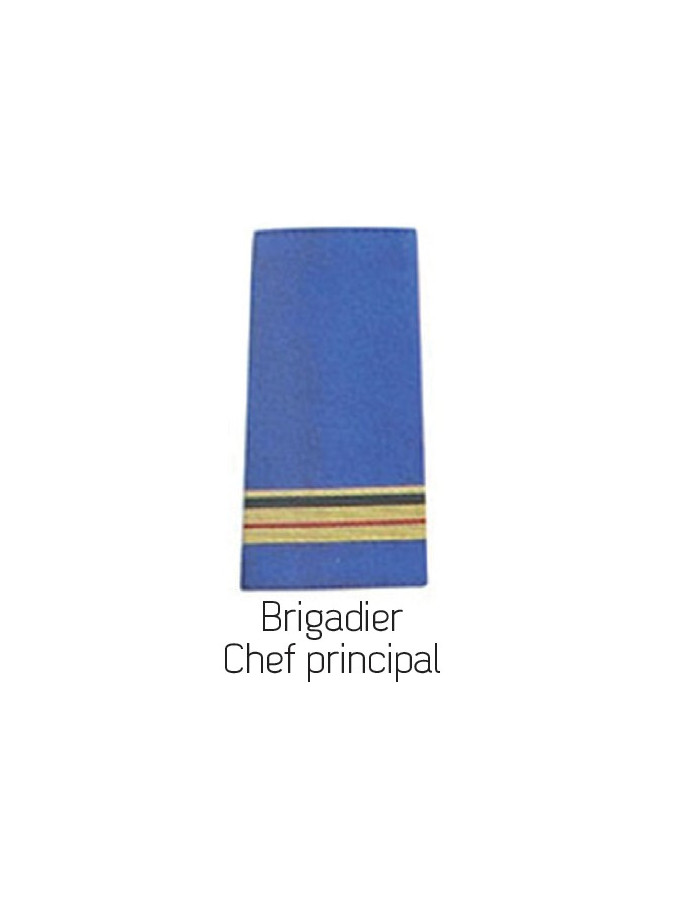 FOURREAUX D'ÉPAULES BRIGADIER CHEF PRINCIPAL