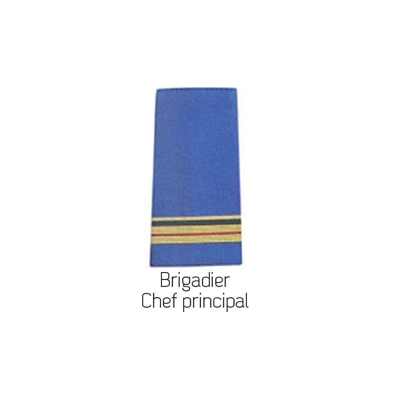 FOURREAUX D'ÉPAULES BRIGADIER CHEF PRINCIPAL