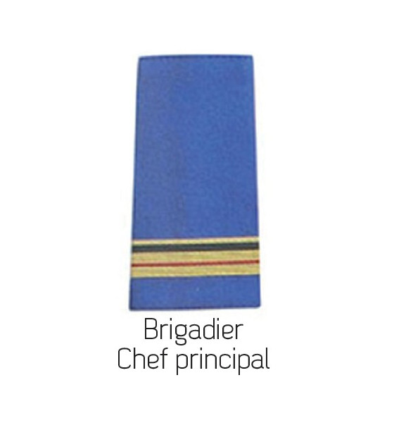 FOURREAUX D'ÉPAULES BRIGADIER CHEF PRINCIPAL