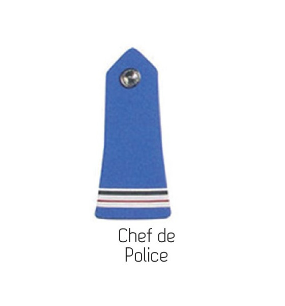 PATTES D’ÉPAULES CHEF DE POLICE