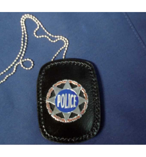 PORTE MEDAILLE POLICE