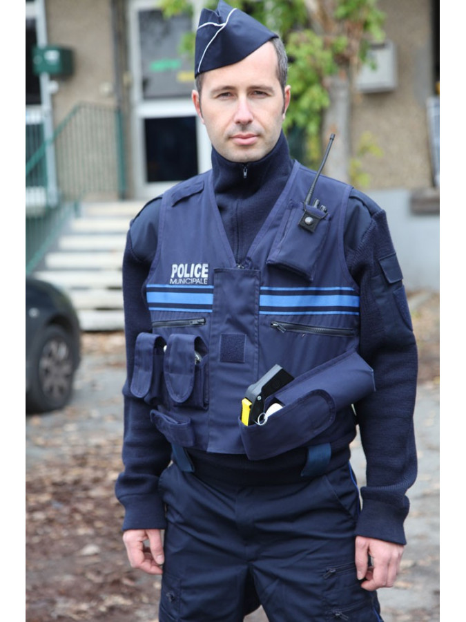 GILET MOLLE AVEC PARE-BALLES CLASSE IIIA INTEGRE POLICE MUNICIPALE