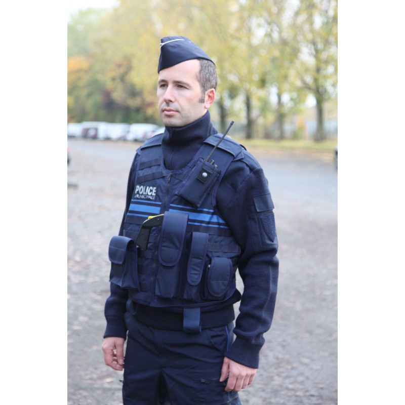 GILET MOLLE AVEC PARE-BALLES CLASSE IIIA INTEGRE POLICE MUNICIPALE