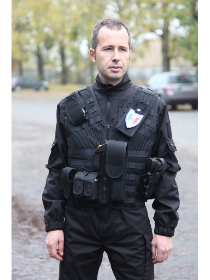 GILET MOLLE AVEC PARE-BALLES CLASSE IIIA INTEGRE POLICE MUNICIPALE