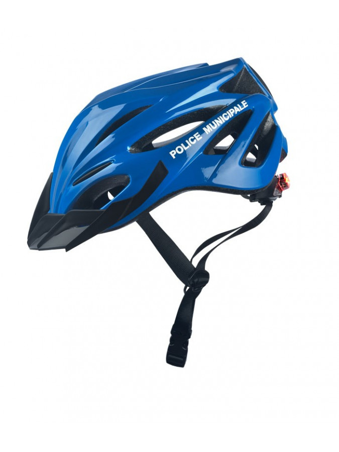 CASQUE VELO VTT LED POLICE MUNICIPALE