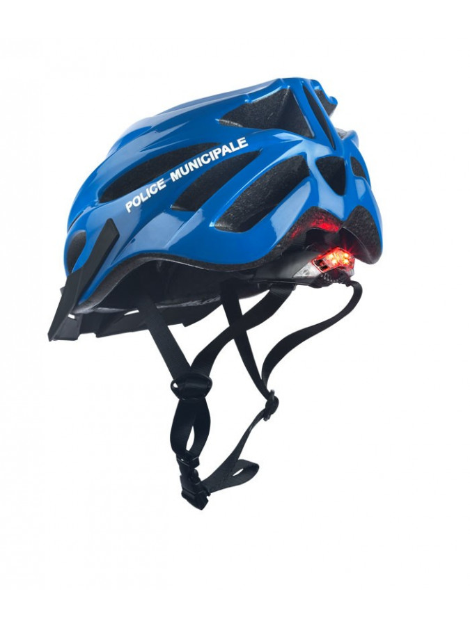 CASQUE VELO VTT LED POLICE MUNICIPALE