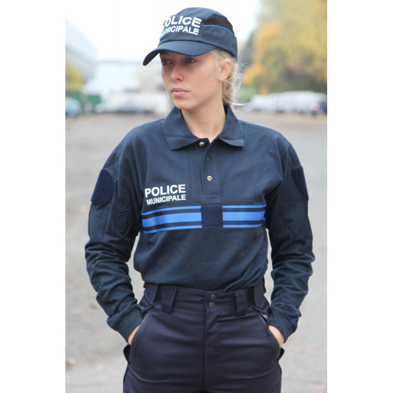 POLO POLICE MUNICIPALE MANCHES LONGUES