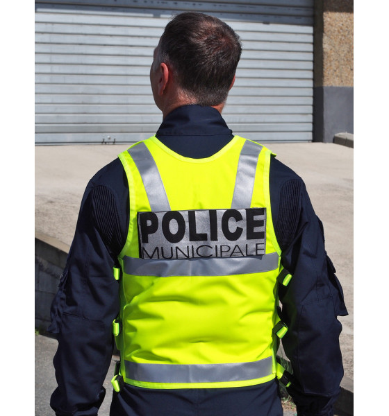 GILET MULTIPOCHES FLUO ATEX MODELE B