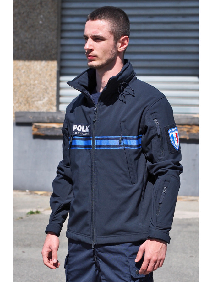 BLOUSON SOFT SHELL POLICE MUNICIPALE