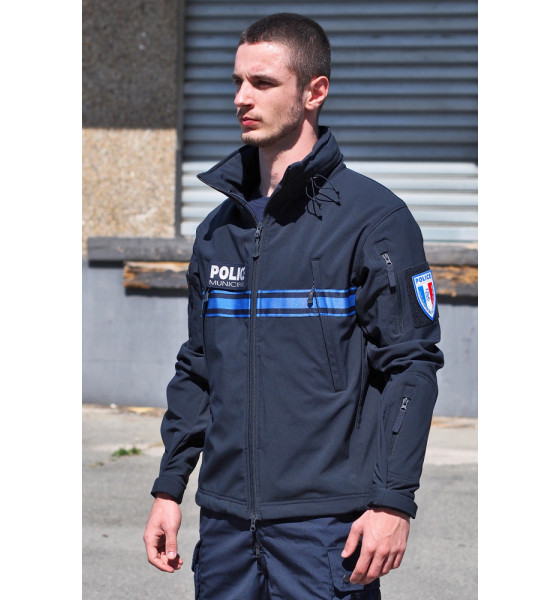 BLOUSON SOFT SHELL POLICE MUNICIPALE