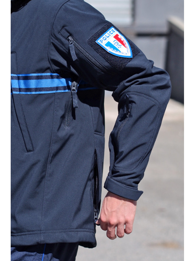 BLOUSON SOFT SHELL POLICE MUNICIPALE