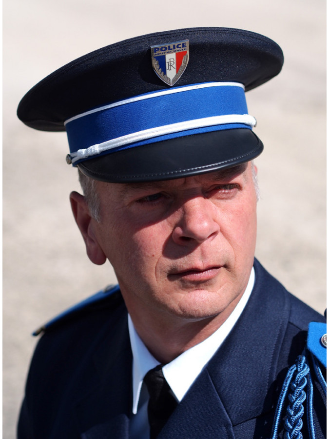 Casquette de cérémonie Police Municipale : Force de l'ordre