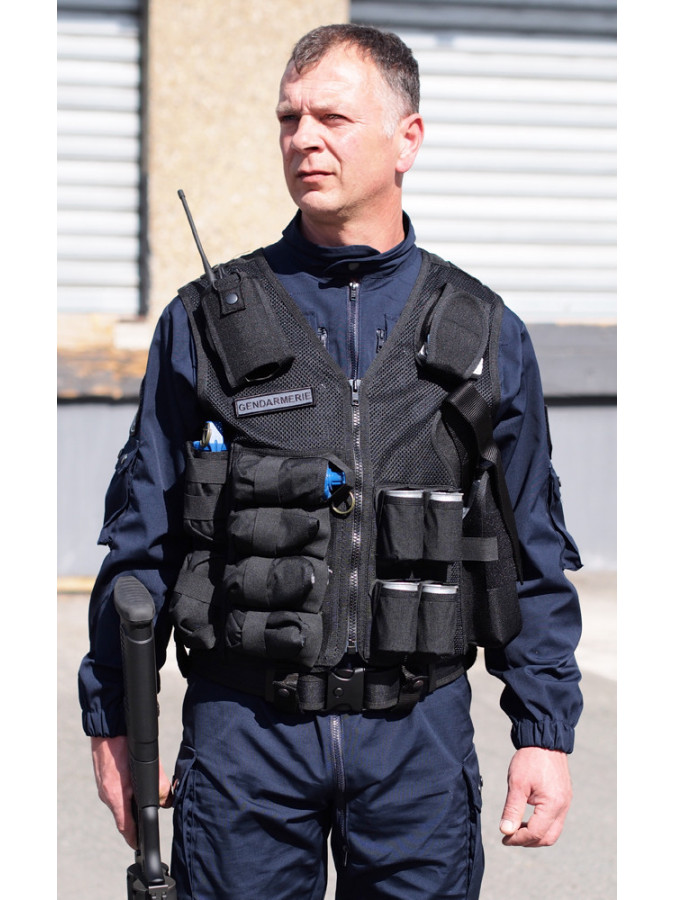 House de gilet d'intervention pare balles attaches molle - AMG Pro