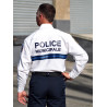 CHEMISE TYPE US POLICE MUNICIPALE MANCHES LONGUES