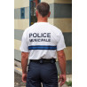 TEE-SHIRT COOLMAX® COL V POLICE MUNICIPALE