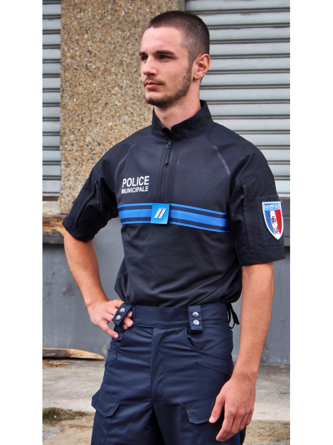 CHEMISE UBAS POLICE MUNICIPALE MANCHES COURTES