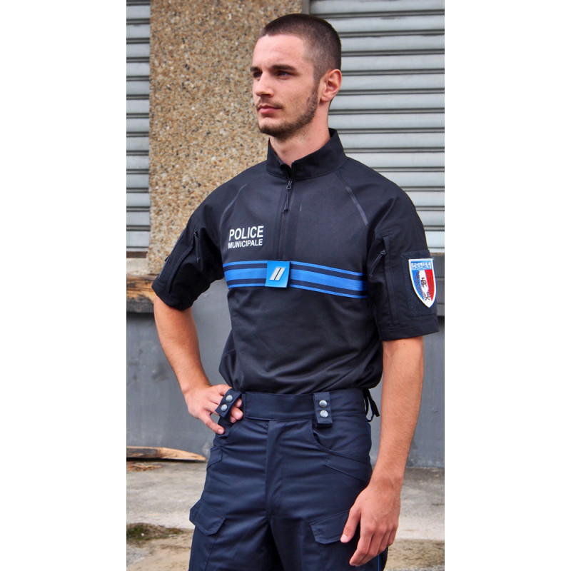 CHEMISE UBAS POLICE MUNICIPALE MANCHES COURTES