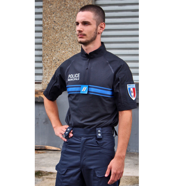 CHEMISE UBAS POLICE MUNICIPALE MANCHES COURTES