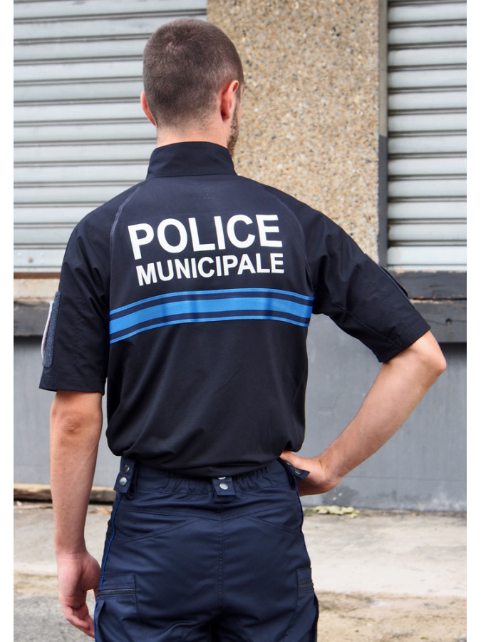 CHEMISE UBAS POLICE MUNICIPALE MANCHES COURTES