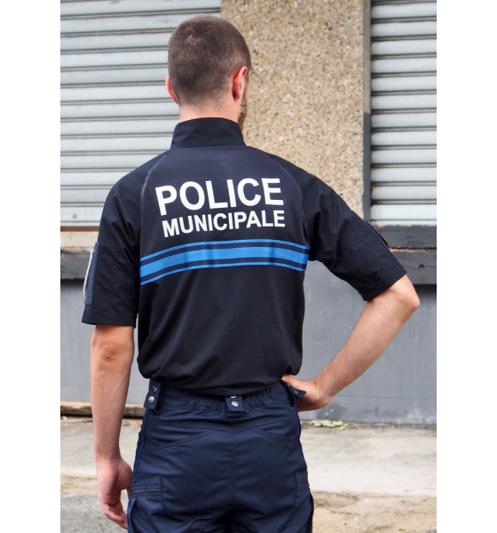 CHEMISE UBAS POLICE MUNICIPALE MANCHES COURTES