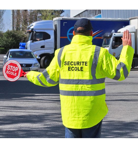 BLOUSON HAUTE VISIBILITÉ HOMME