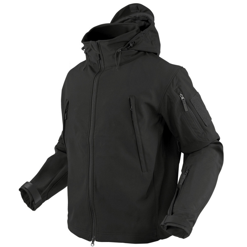 VESTE SOFTSHELL HIVER DE TRAVAIL HOMME FALCON NOIR