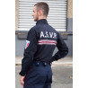 chemise ubas bande bordeaux asvp