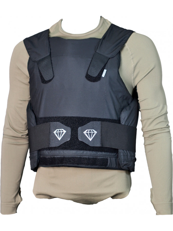 Gilet pare balles modèle ARMEE NOIR - Niveau IIIA avec protection entre  jambe rétractable + protection du cou - Assaut Balistique