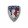 pin's metal pour calot police municipale