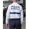 Polo blanc police municipale chef de poste