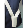 porte drapeau PVC blanc