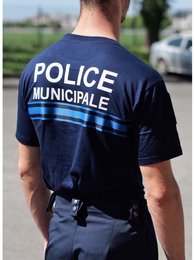 TEE SHIRT  POLICE MUNICIPALE Fin de série