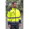 blouson softshell haute visibilité sécurité école