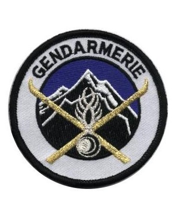 ECUSSON DE BRAS GENDARMERIE HAUTE MONTAGNE Brodé
