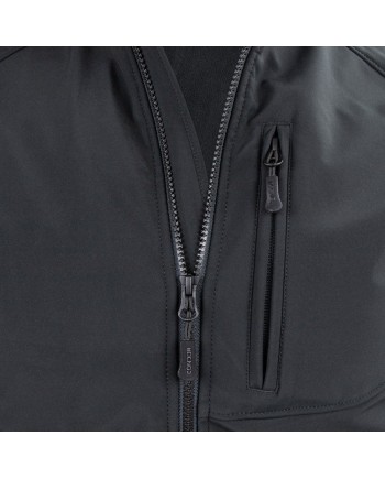 SOFTSHELL SANS MANCHES BLEU MARINE