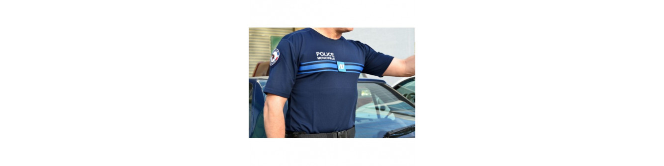 à la mode et en mission : des polos et t-shirts de police de qualité supérieure.