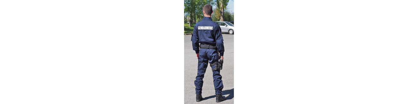 Tenue pour gendarmerie, vente en ligne de combinaisons, vêtements et blousons polaires pour gendarme agréés DGGN